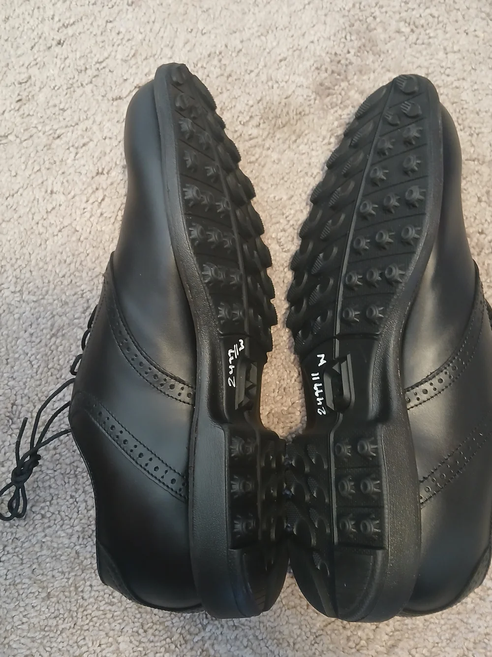 FootJoy Club Pro Men’s Black Leather Golf Shoes 10.5 Excellent Condition 57007